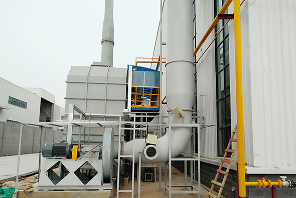 鄭州樸華科技RTO設備在化工園區(qū)現(xiàn)場安裝工程實例